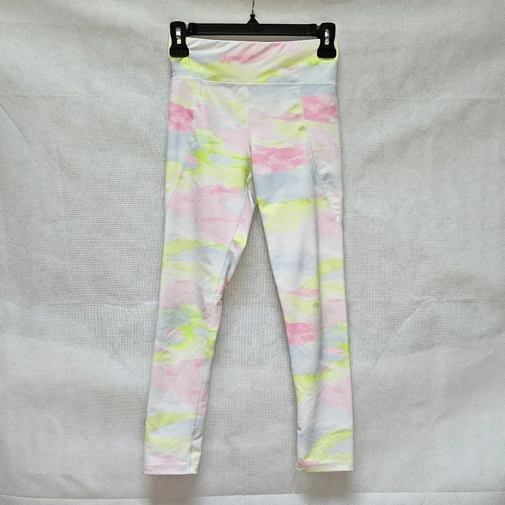 Old Navy Active Powersoft Go Dry High Rise Tie Dye Athletic Leggings Size L